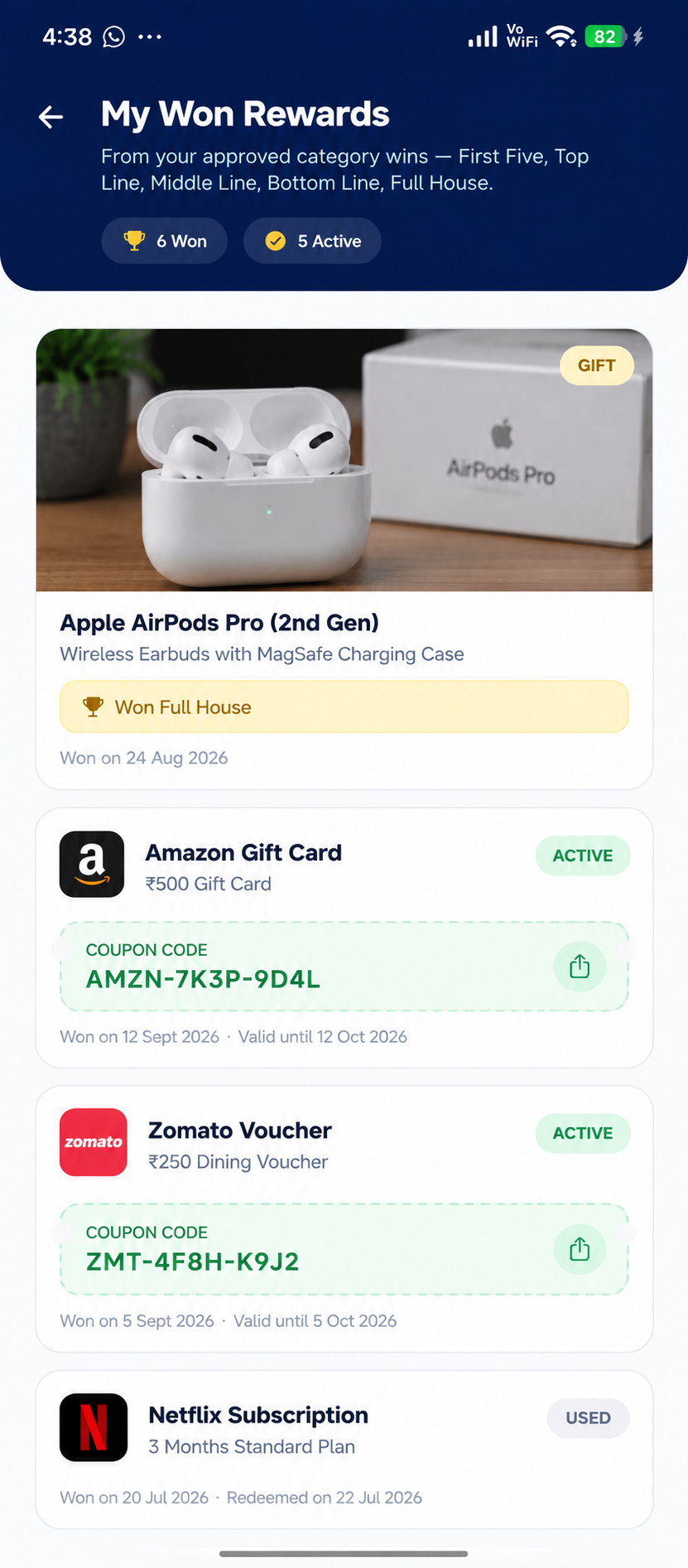 Rewards App